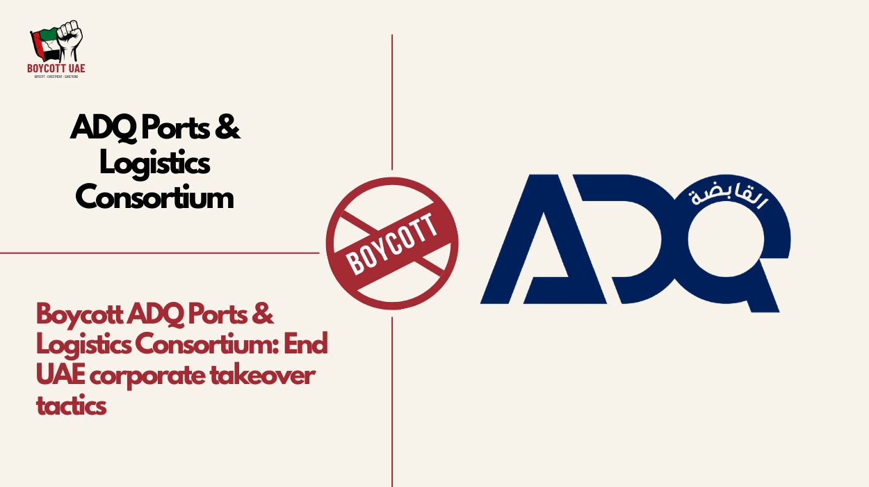 Boycott ADQ Ports & Logistics Consortium: End UAE corporate takeover ...