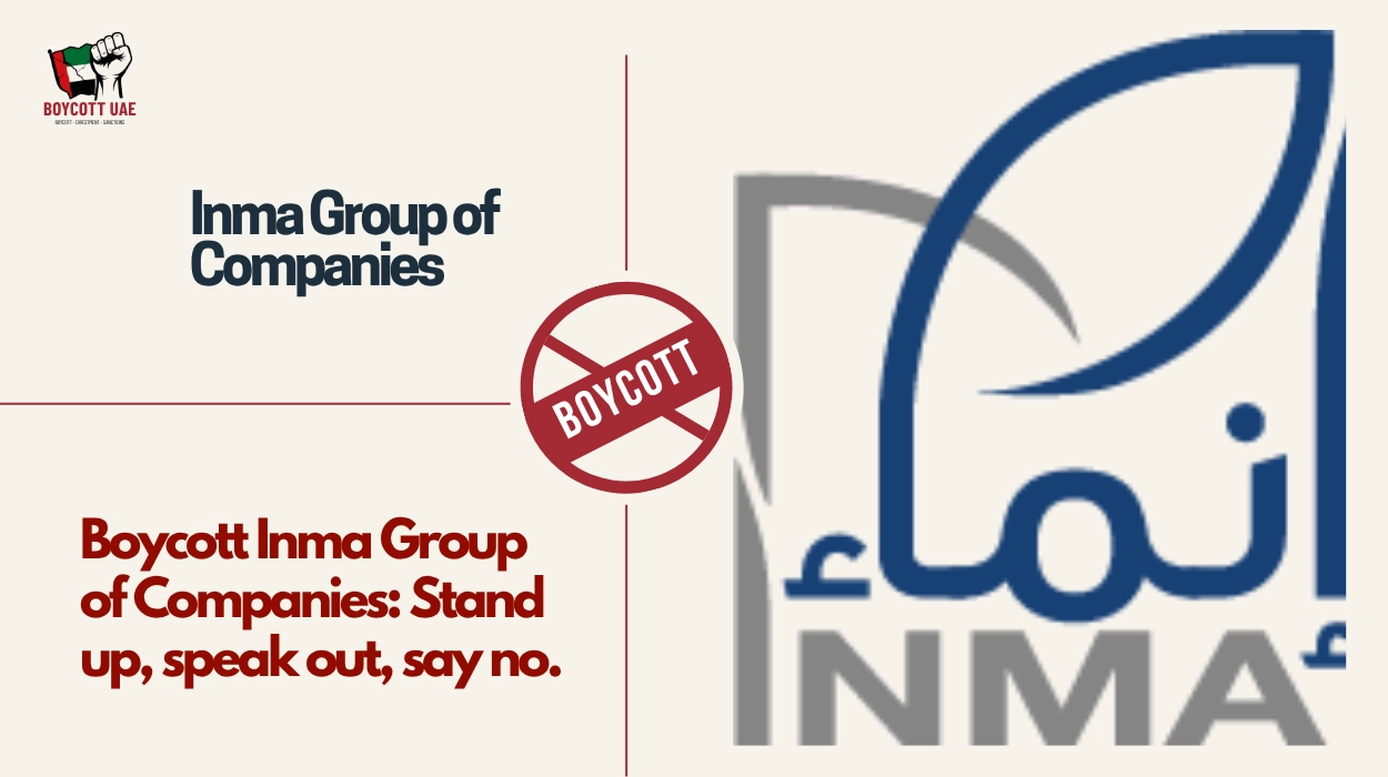 Boycott Inmaa Group of Companies: Stand up, speak out, say no.