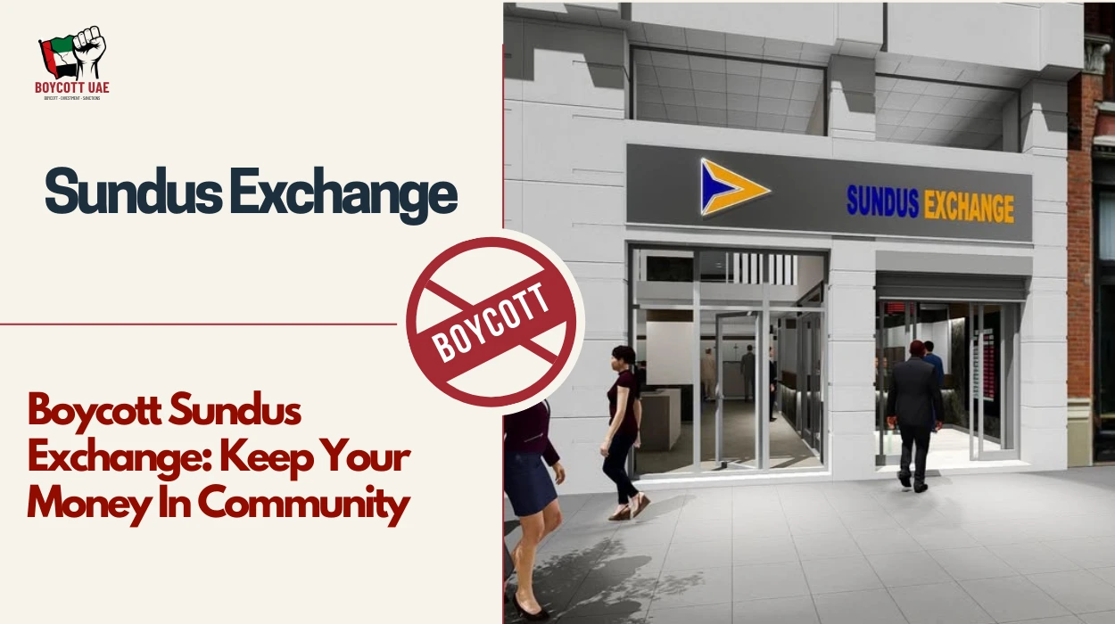 Sundus Api Boycott Sundus Exchange: Keep Your Money In Community
